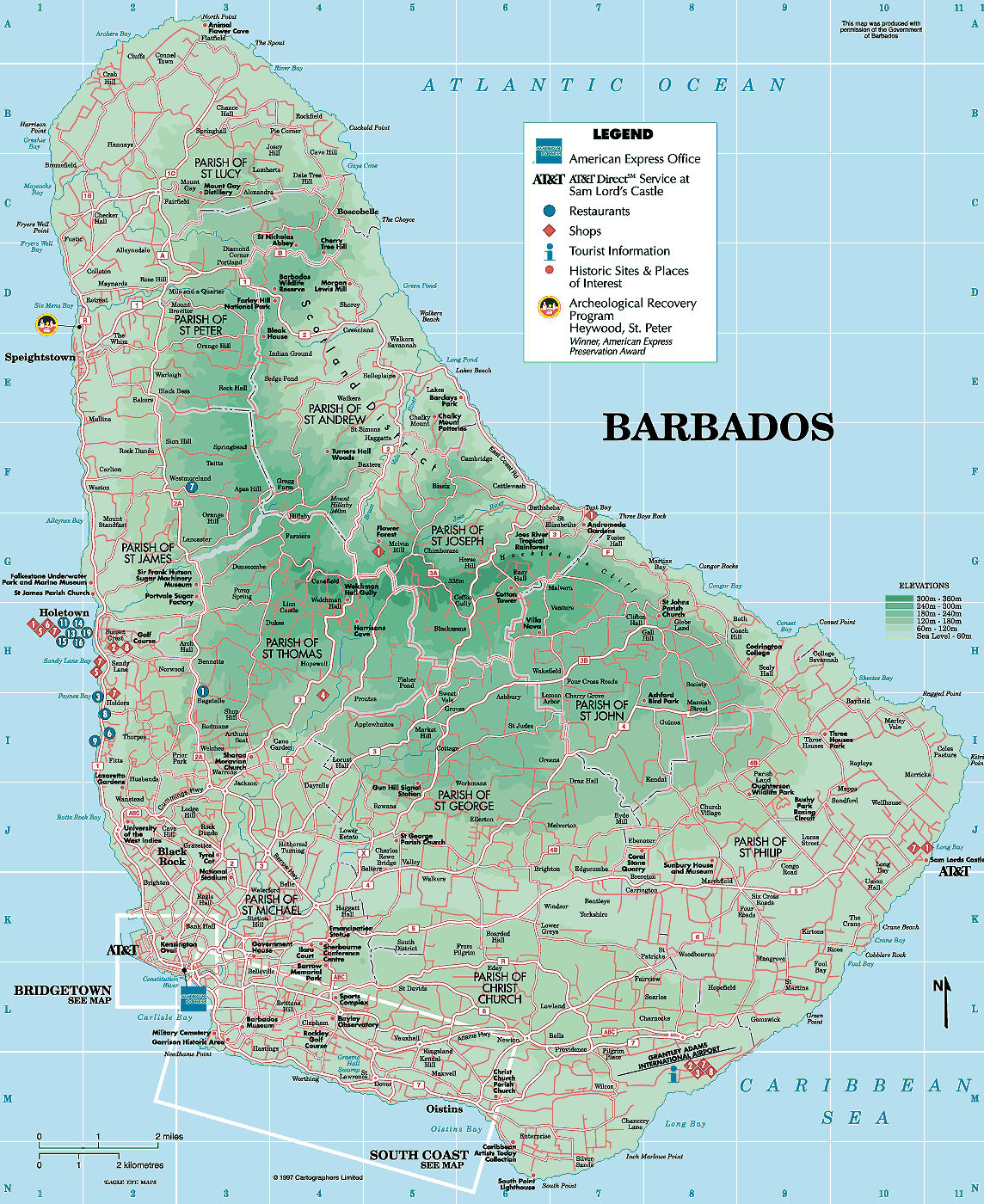 beaches in barbados map | best islands and beaches